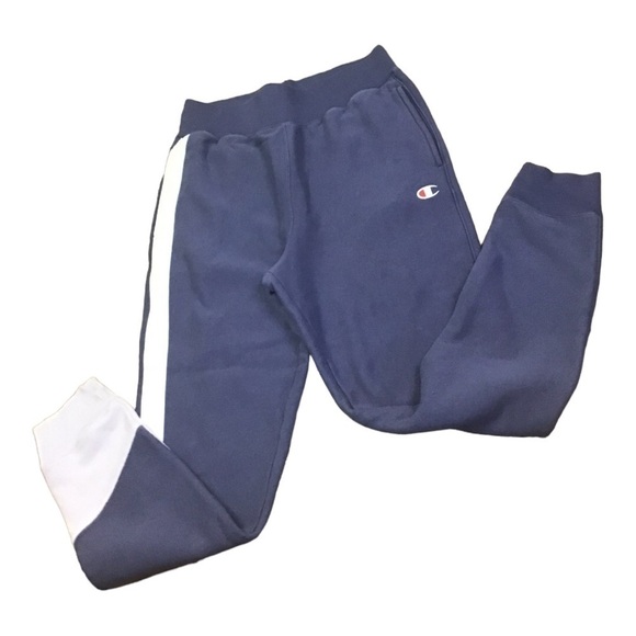 Champion Women’s Medium Sweatpants Reverse Weave Purple &Pink Joggers - Picture 2 of 7